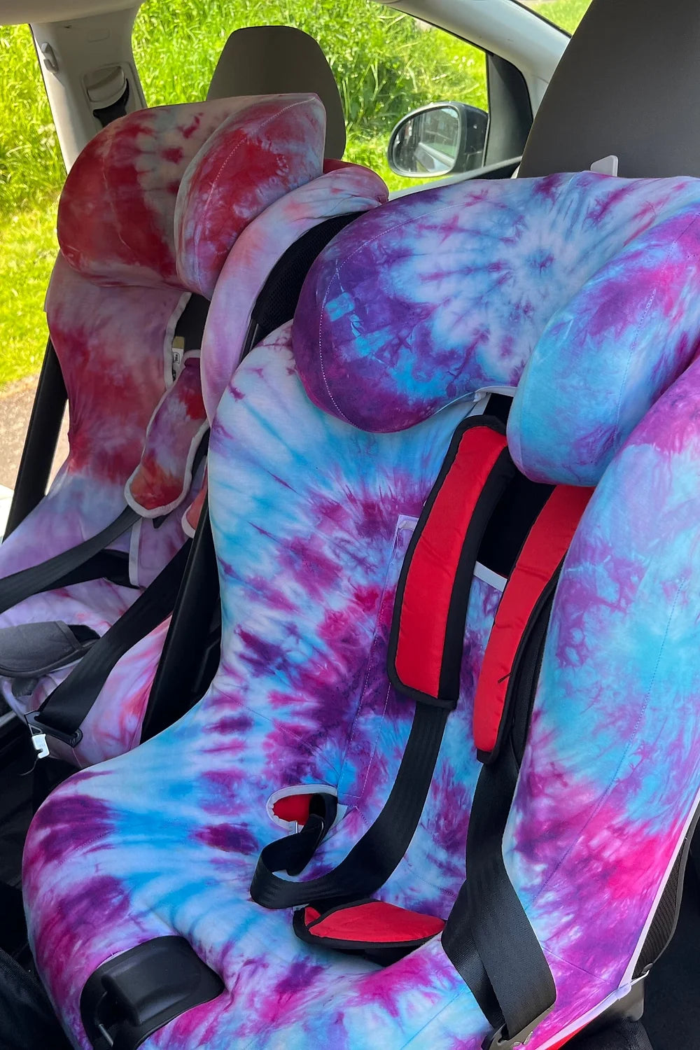 Axkid Bamboo Car Seat Cover Tie Dyed