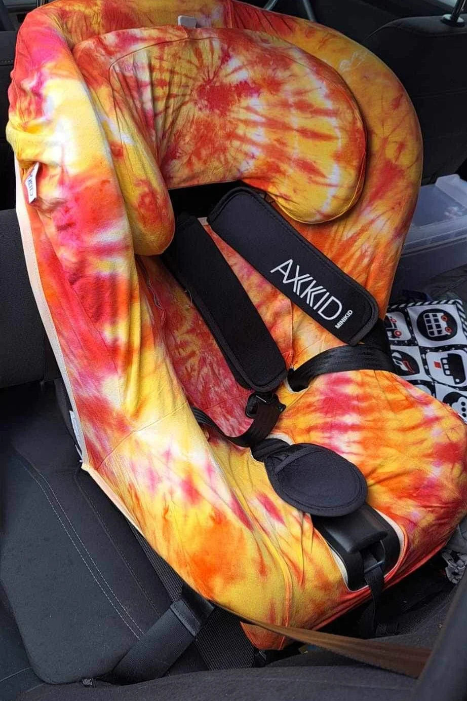 Axkid Bamboo Car Seat Cover Tie Dyed